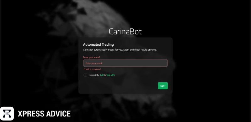 How to work with CarinaBot